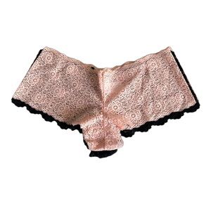 Women’s Elegant Floral Lace Boyshort Style Panties 3 Pairs Size Extra Large New